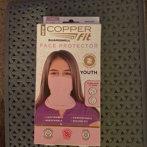 Copper Fit Face Protector.Youth 8+. Pink.